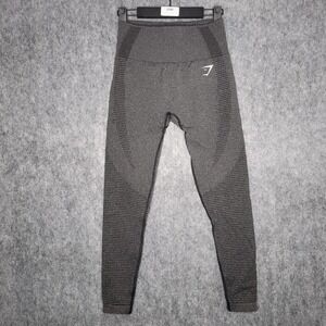 Gymshark Vital Seamless Legging Womens Compression High Waist Shaping Small Grey